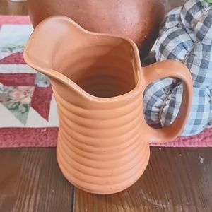 Terracotta pottery pitcher